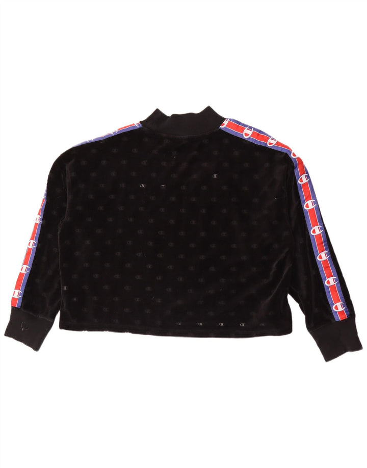 Felpa grafica da donna Champion Felpa UK 14 Medium Black Colourblock