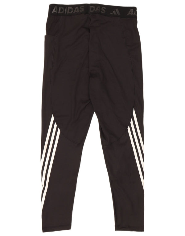 Leggings Adidas Tech Fit Graphic da donna UK 16/18 Grandi strisce nere