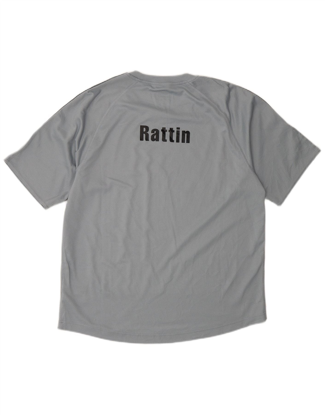 T-shirt grafica Adidas Climalite da uomo, grande, in poliestere grigio