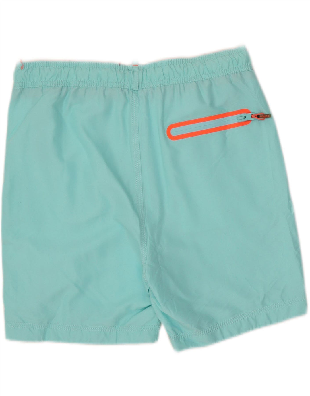 Pantaloncini da bagno grafici da uomo Superdry in poliestere blu medio