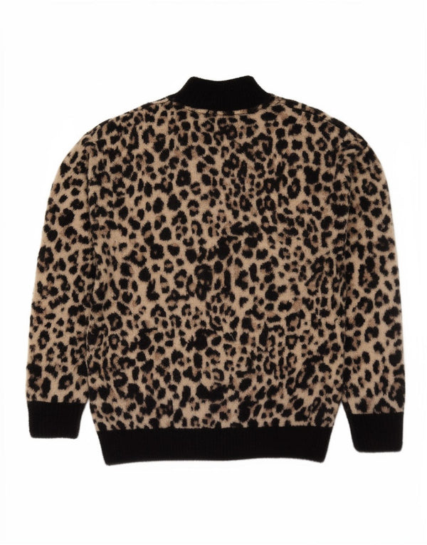 Maglione maglione a collo alto da donna Tommy Hilfiger UK 14 Marrone medio