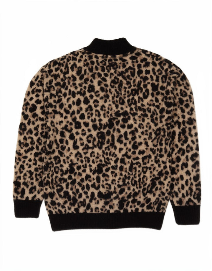 Maglione maglione a collo alto da donna Tommy Hilfiger UK 14 Marrone medio