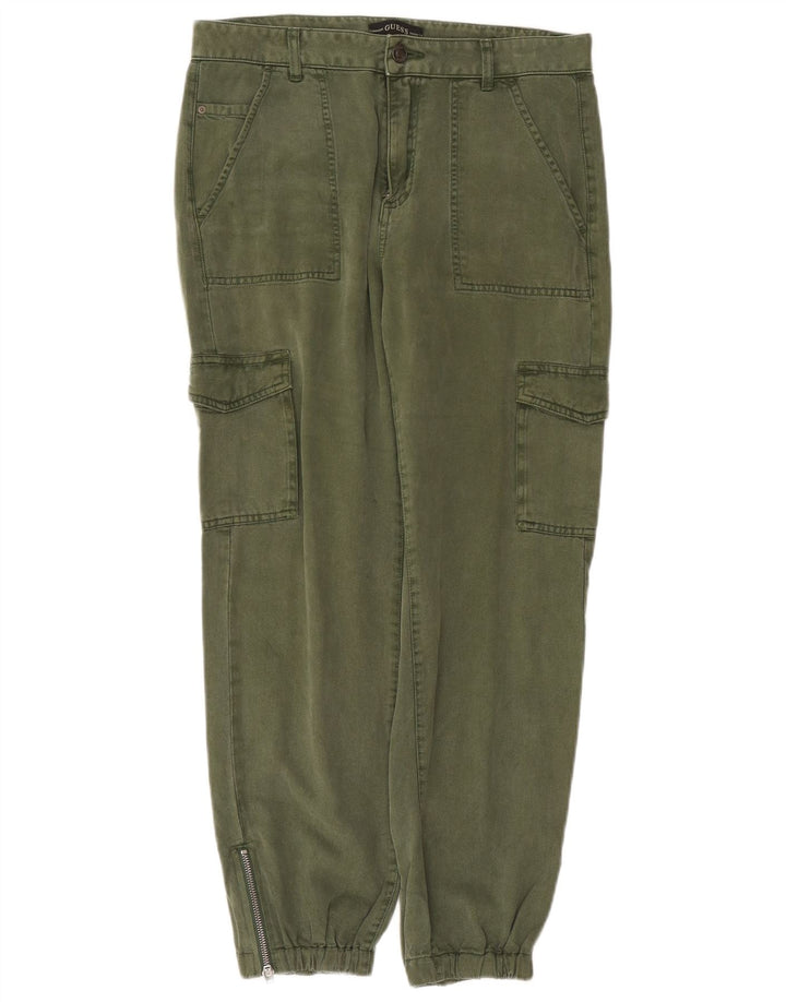 Pantaloni cargo da jogging Guess da donna W28 L29 Verdi
