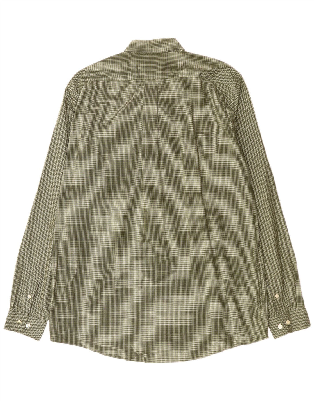 EDDIE BAUER Camicia da uomo dalla vestibilità rilassata, in cotone a quadri verdi grandi