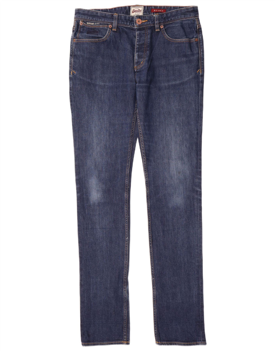 Jeans skinny da uomo Superdry W32 L34 cotone blu