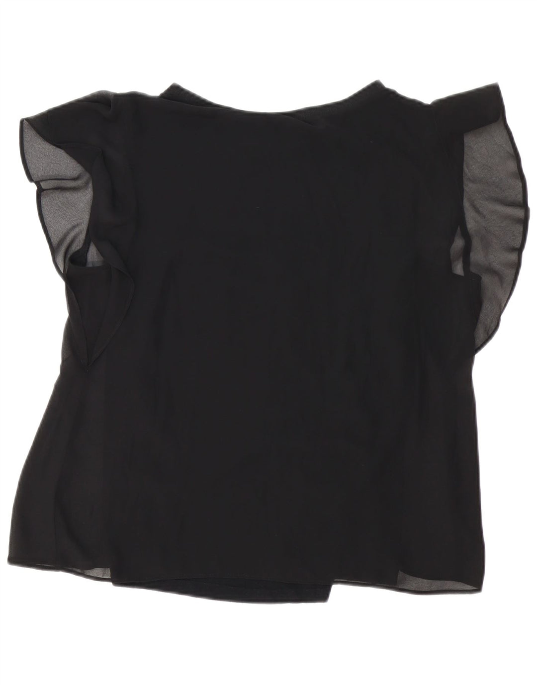 Top Camicetta Da Donna ZARA UK 16 Large Nero