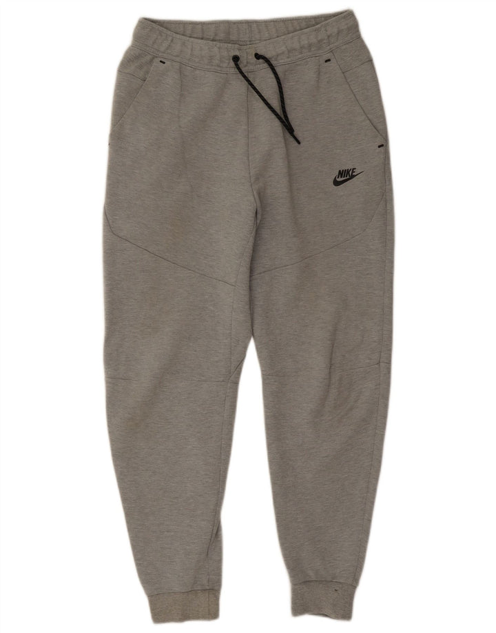 Pantaloni da tuta da uomo Nike Joggers piccoli in cotone grigio