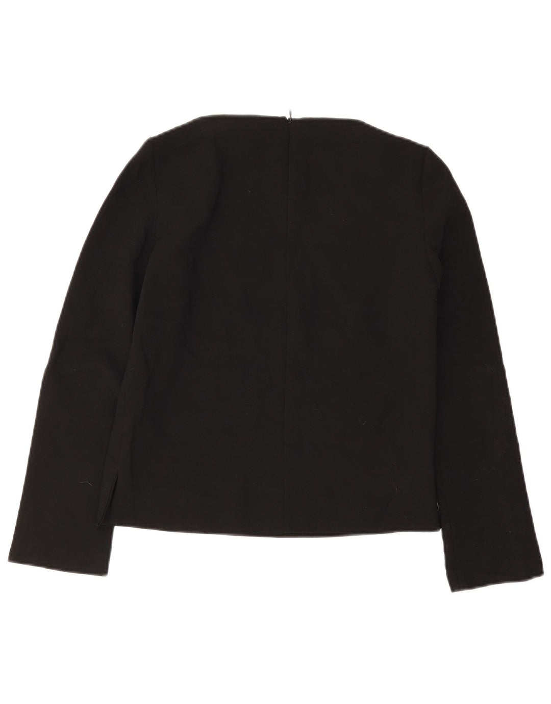 Top Zara da donna a maniche lunghe UK 6 XS poliestere nero