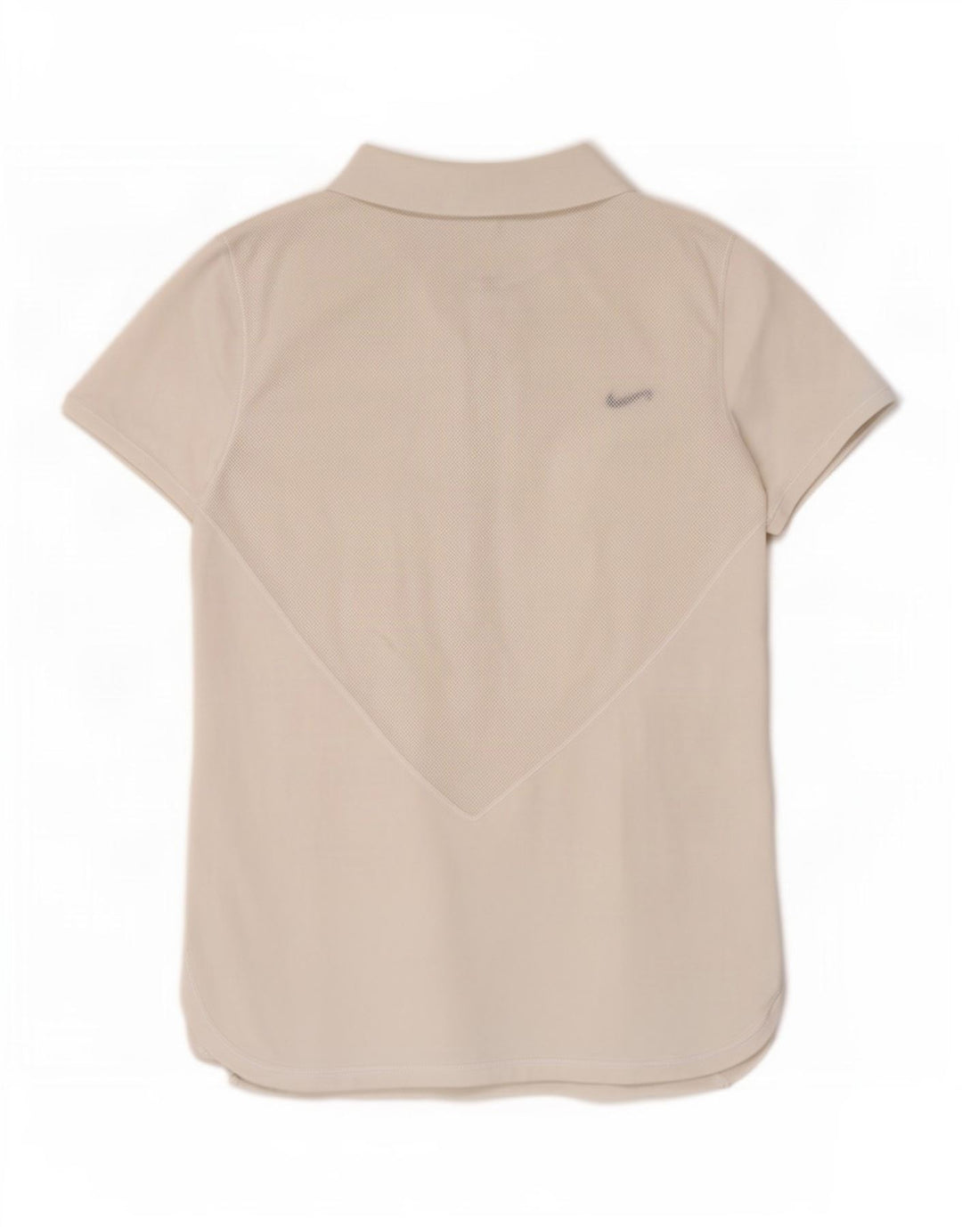 Polo Nike da donna UK 8/10 piccola bianco sporco