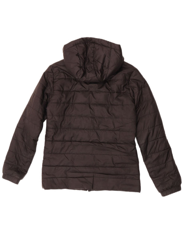 Giacca imbottita con cappuccio da donna Puma UK 2 2XS Sport in poliestere nero