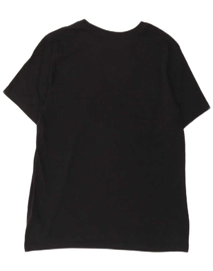 T-shirt grafica da uomo Nike Top grande in cotone nero