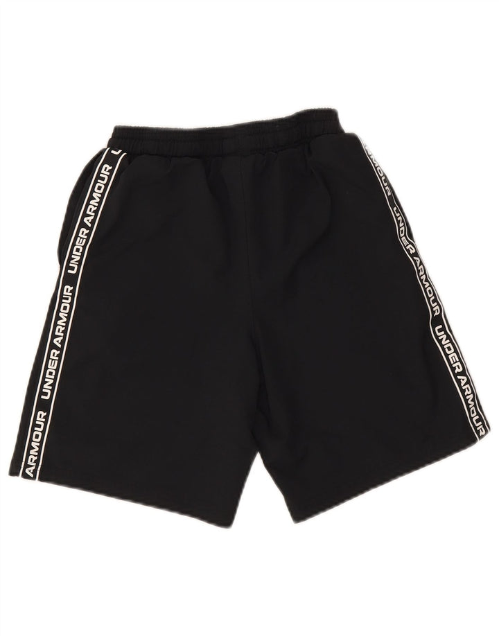 Pantaloncini sportivi Under Armour da ragazzo 9-10 anni medio poliestere nero