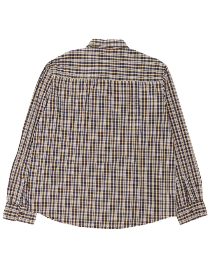 Camicia da uomo LEVI'S XL in poliestere a quadri blu navy