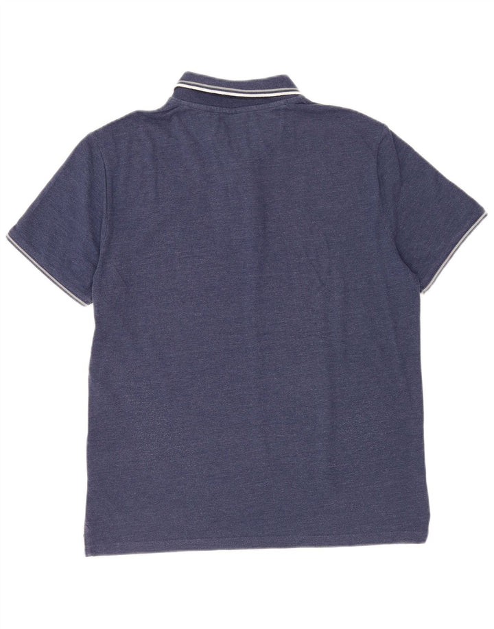 Polo da uomo Champion Large in cotone blu navy
