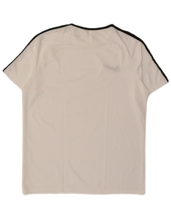 T-shirt Nike Dri Fit da uomo XL bianca color block