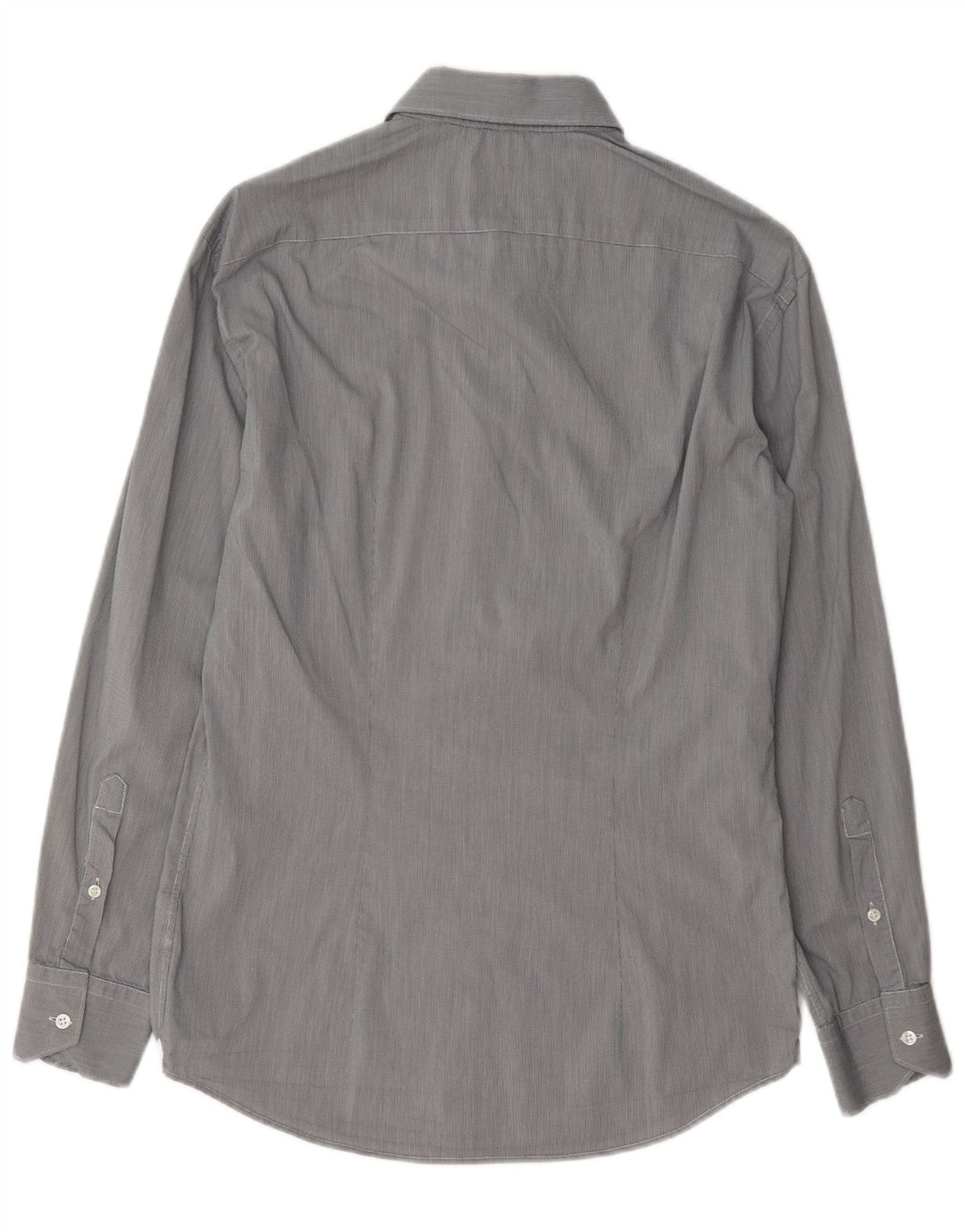 Camicia Trussardi Uomo Taglia 39 Pied De Poule Grigio Medio