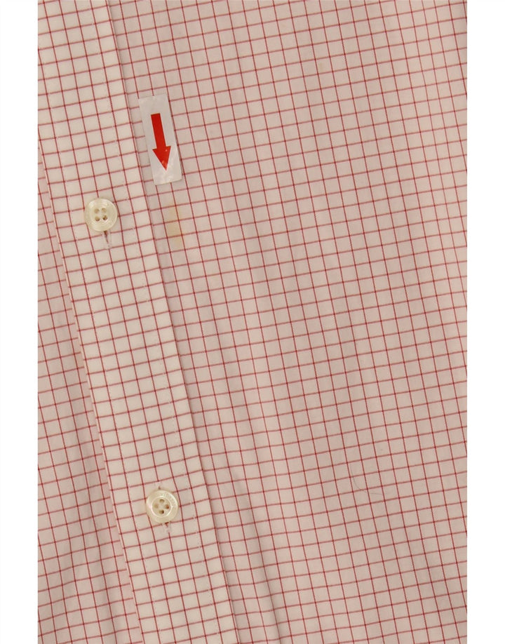 Camicia da uomo dal taglio classico Vineyard Vines in cotone a quadri bianco medio