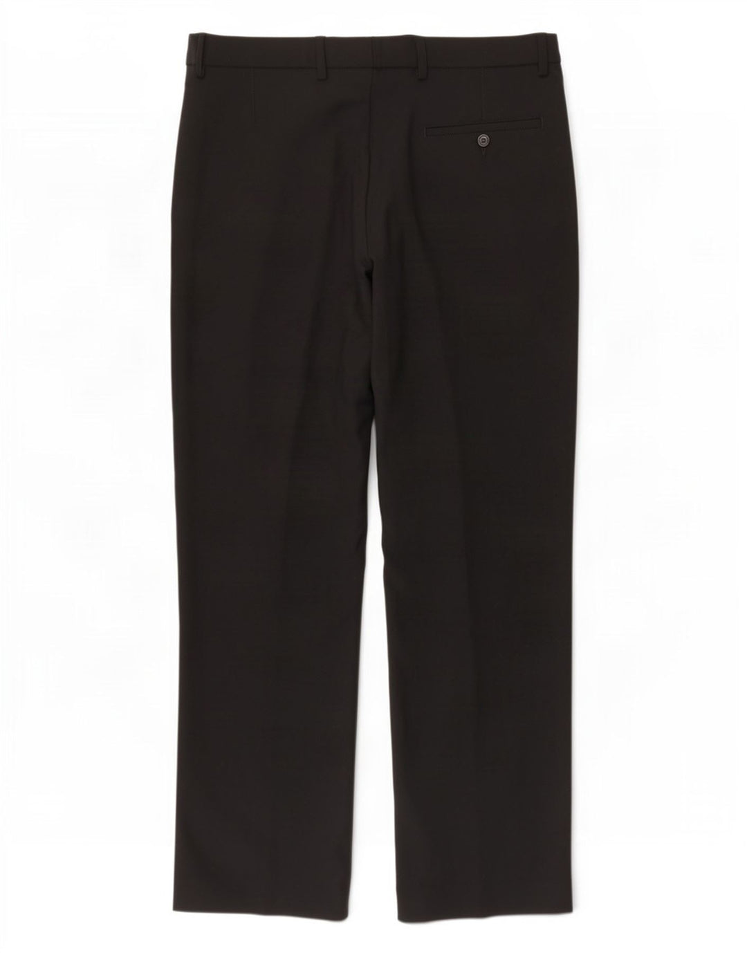 Pantaloni casual da uomo Marks & Spencer su misura W34 L31 poliestere nero