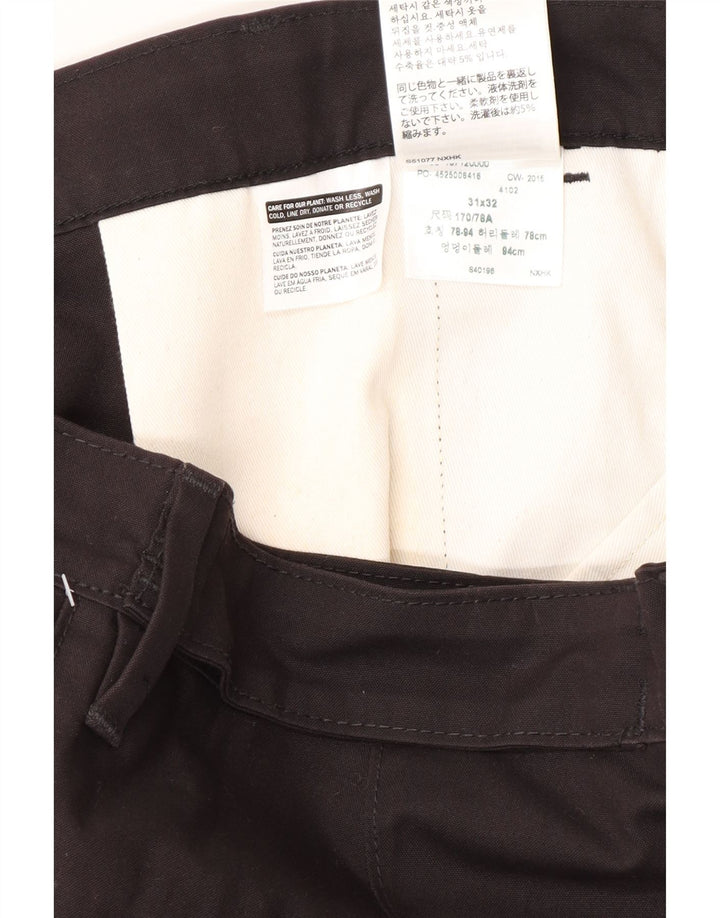Pantaloni chino slim da uomo Levi's W31 L32 in cotone nero