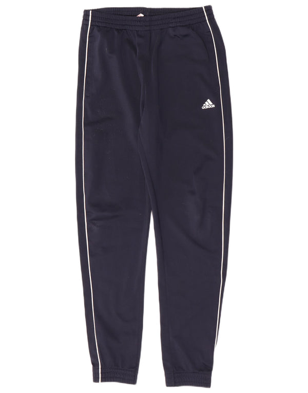 Pantaloni da tuta da ragazzo Adidas Joggers 13-14 anni in poliestere blu navy