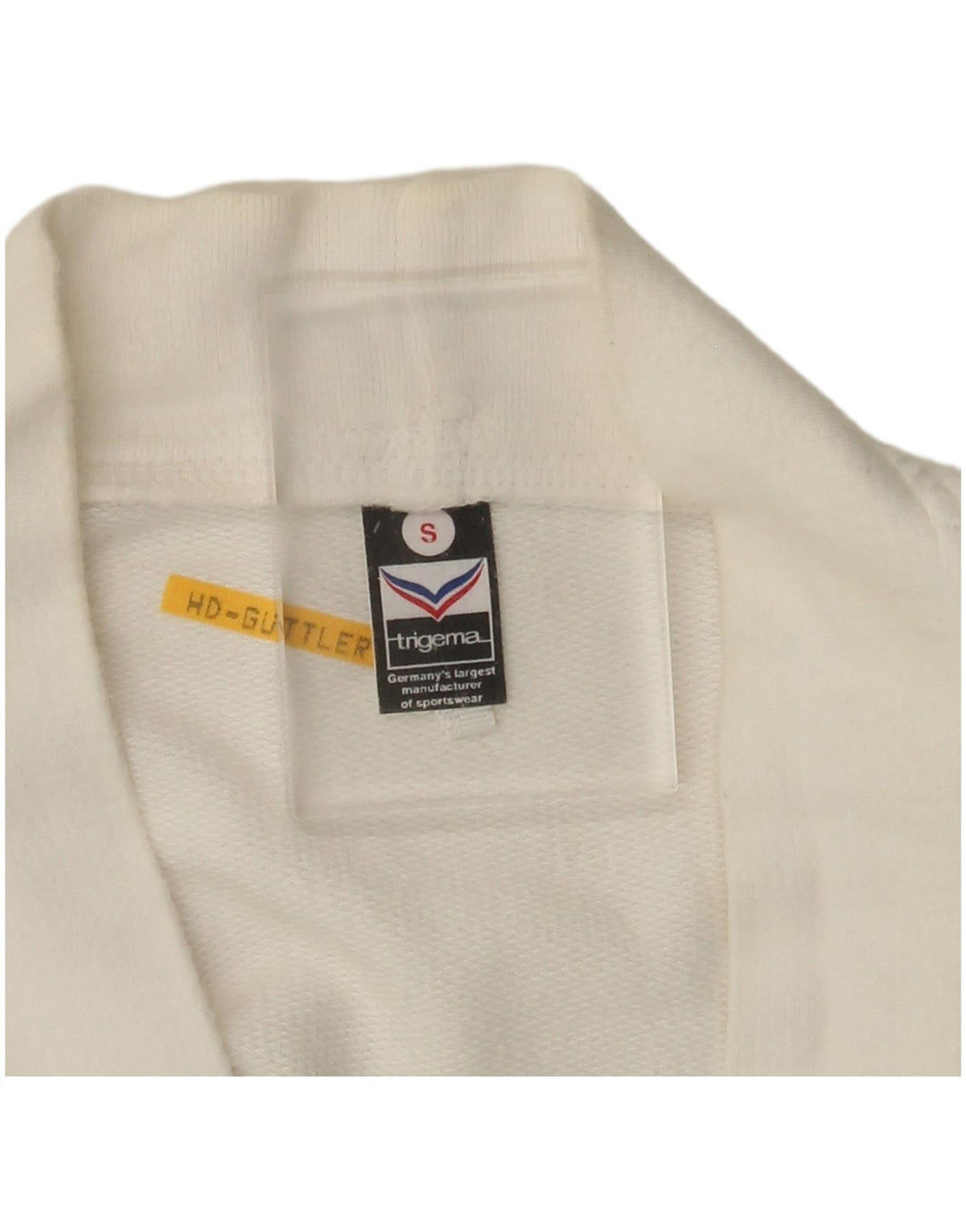 TRIGEMA Maglione Cardigan Uomo Piccolo Cotone Bianco