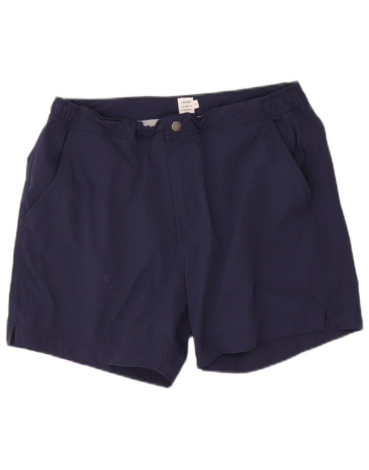 Pantaloncini da bagno da uomo John Lewis medi in nylon blu navy