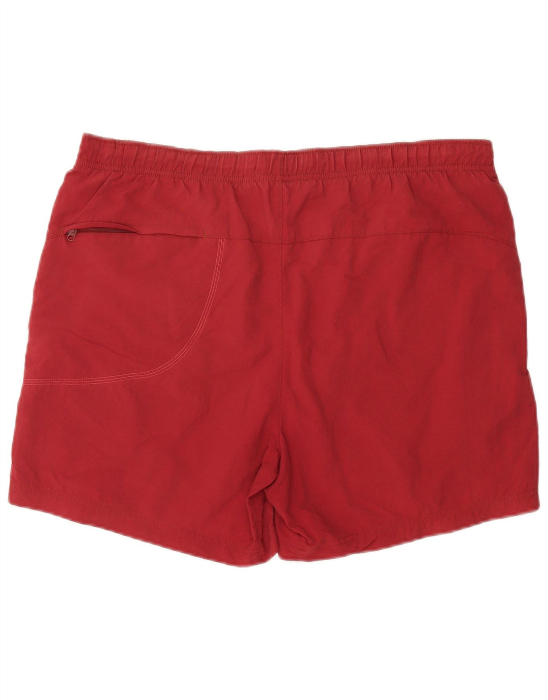 NIKE Pantaloncini da bagno da uomo Grandi nylon gessato rosso