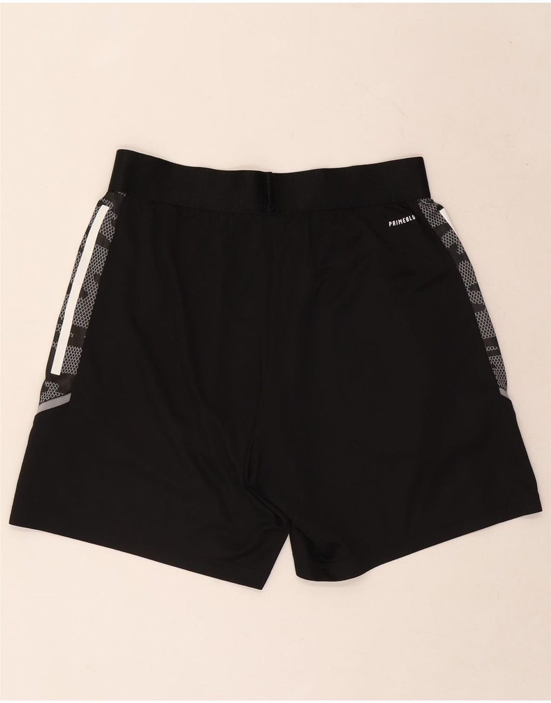 Pantaloncini sportivi da uomo Adidas medio poliestere mimetico nero