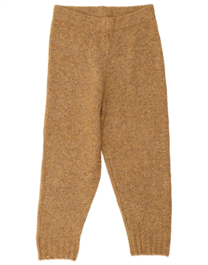 Pantaloni da tuta da donna Zara Capri Joggers UK 14 Large Beige Poliestere