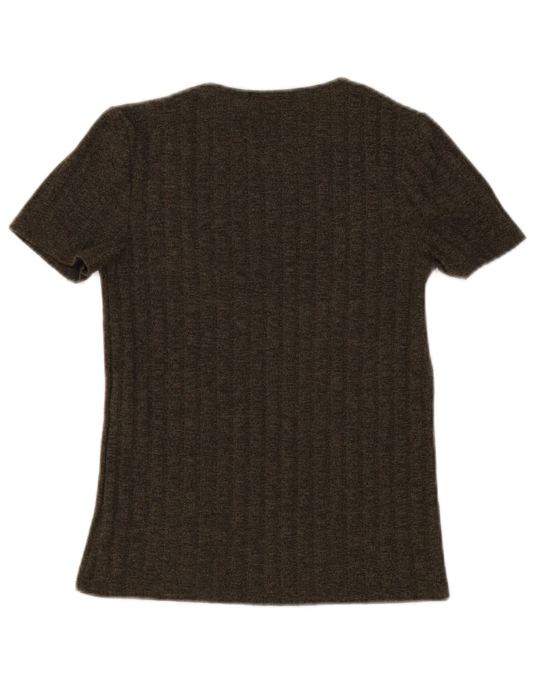 T-shirt Zara Trafaluc da donna UK 8 piccola in poliestere kaki