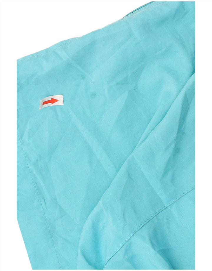 Pantaloncini da bagno grafici da uomo Calvin Klein piccoli in poliestere color block blu