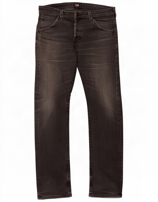 Jeans Lee Powell Slim da uomo W34 L34 cotone grigio