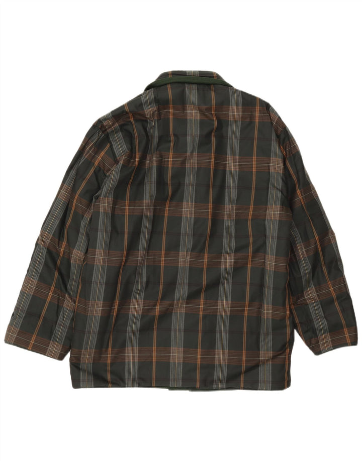 Giacca reversibile da uomo Navigare UK 38 lana verde medio