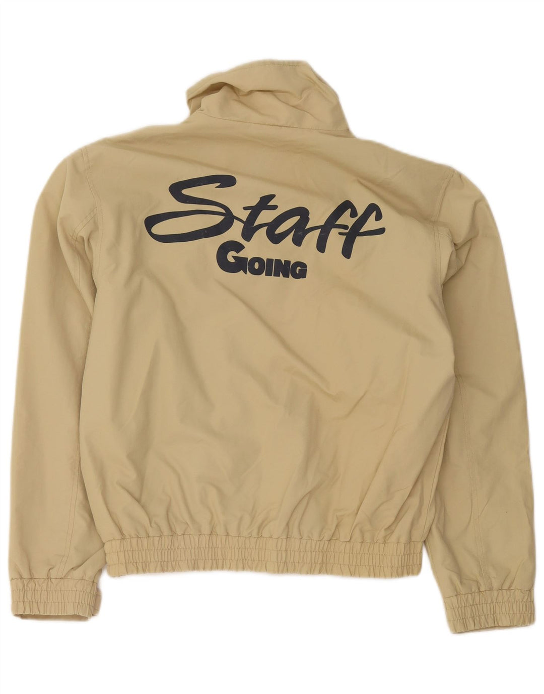 Giubbotto bomber grafico da uomo Sailmakers UK 34 XS Beige poliammide