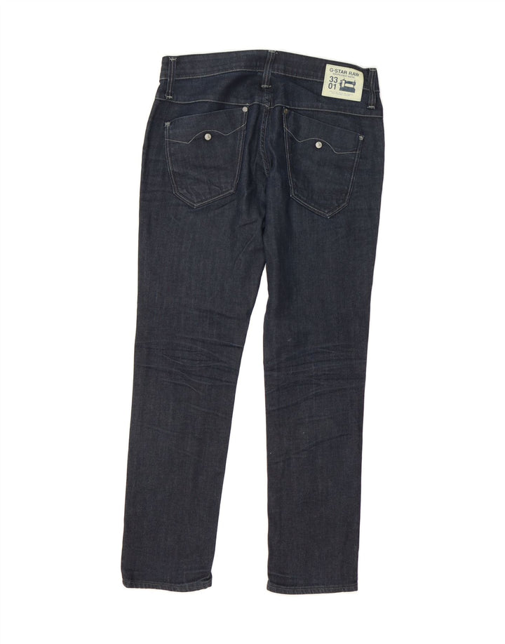 G-STAR Womens Slim Jeans W32 L30 Navy Blue Cotton Vintage G-Star and Second-Hand G-Star from Messina Hembry 
