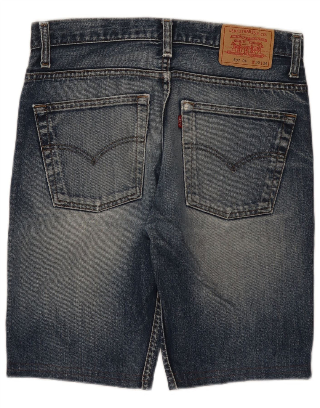 LEVI'S Pantaloncini di jeans 507 da uomo W33 Cotone blu medio