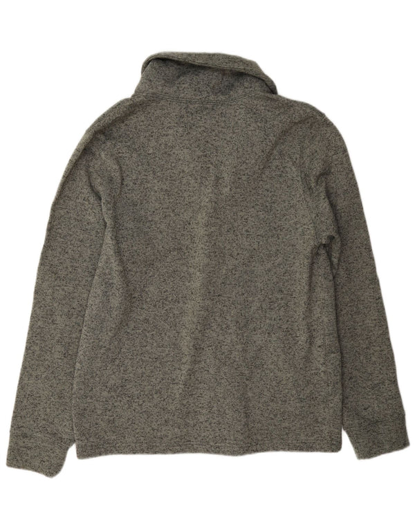 Maglione cardigan da uomo Levi's grande poliestere chiazzato grigio