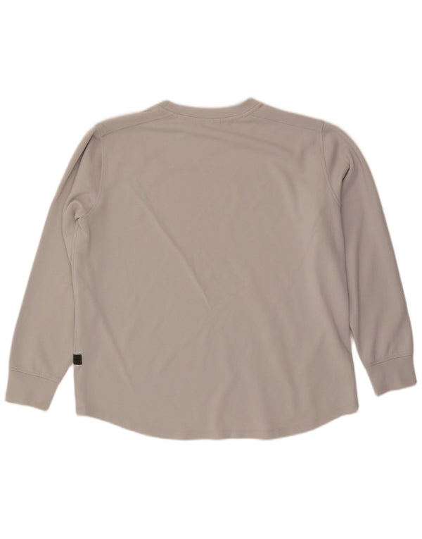 Maglia G-Star da uomo a maniche lunghe XL in cotone grigio