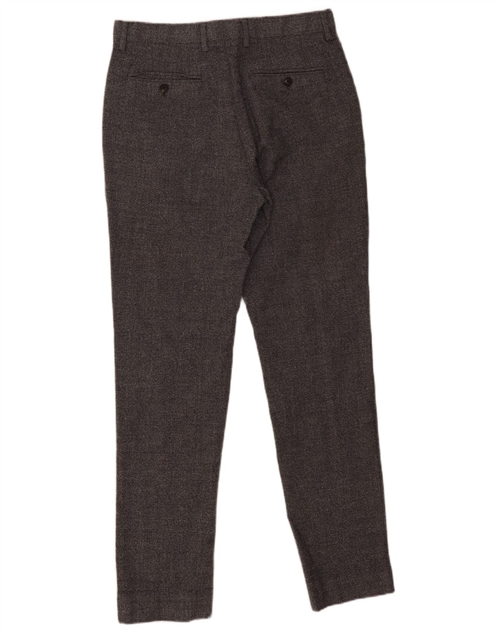 Pantaloni da abito slim da uomo Reiss W32 L30 in lana grigia