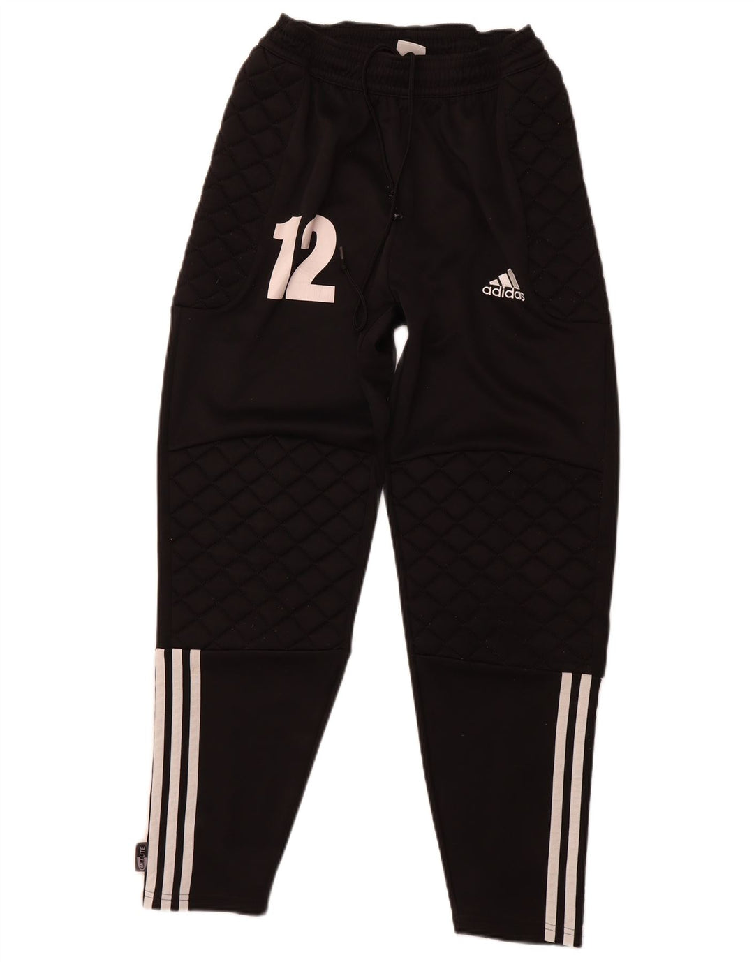Pantaloni da tuta con grafica ADIDAS da uomo, poliestere nero medio