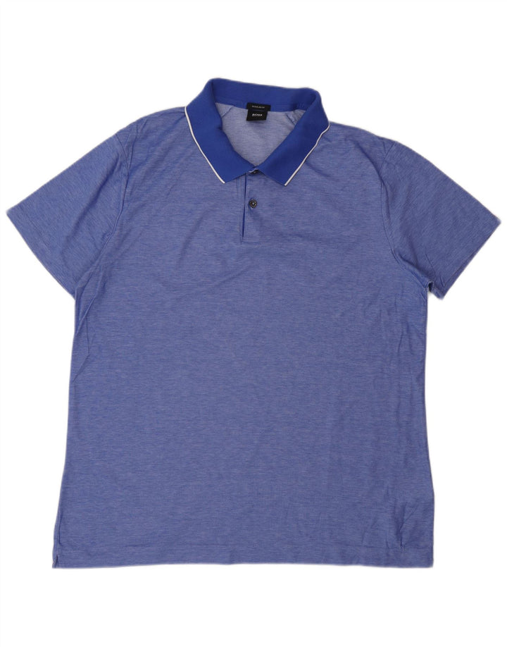 Polo da uomo HUGO BOSS XL in cotone blu