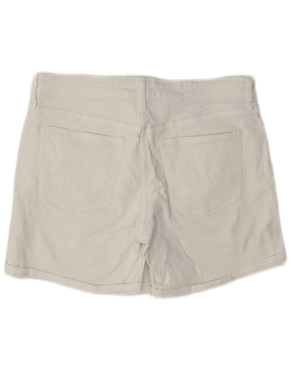 Pantaloncini di jeans regolari standard da donna Gap W28 cotone bianco medio