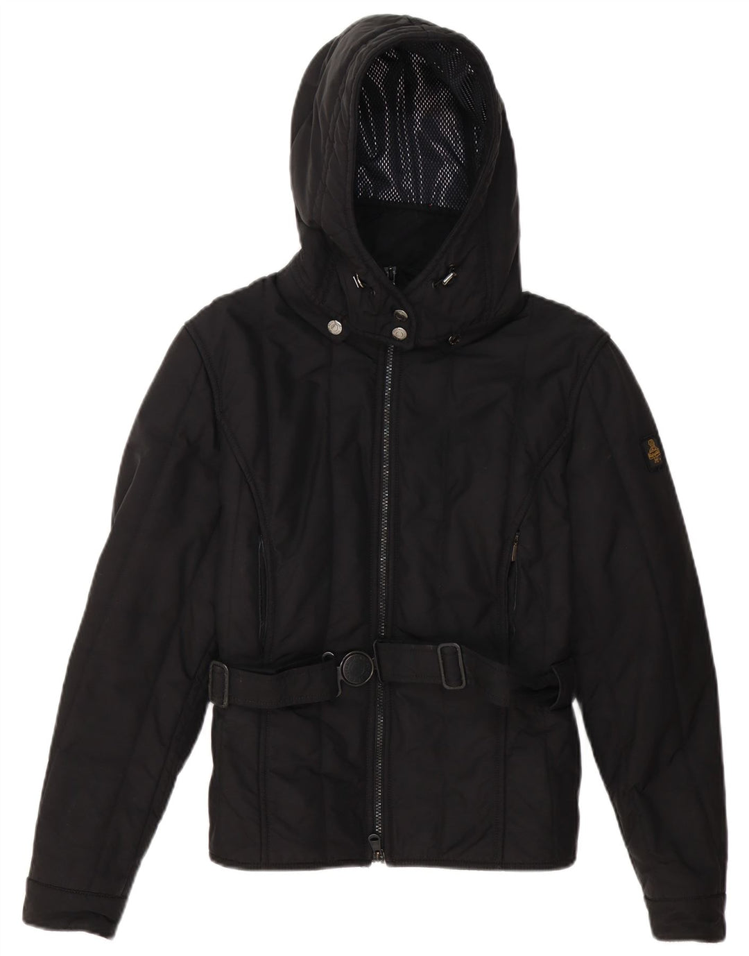 Giubbotto Imbottito con Cappuccio Donna Refrigiwear IT 46 Large Nero Poliestere