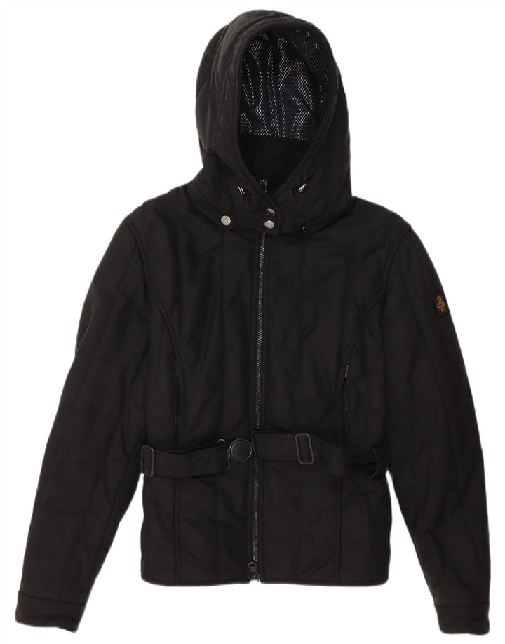 Giubbotto Imbottito con Cappuccio Donna Refrigiwear IT 46 Large Nero Poliestere