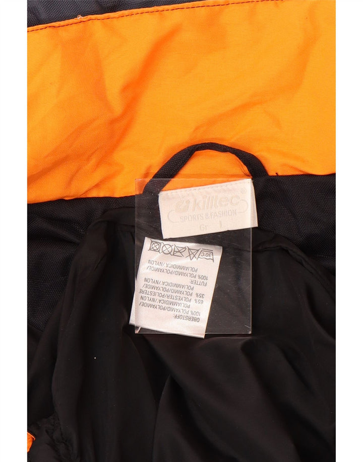 Gilet imbottito da uomo dal taglio ampio KILLTEC UK 40 Large White Colourblock