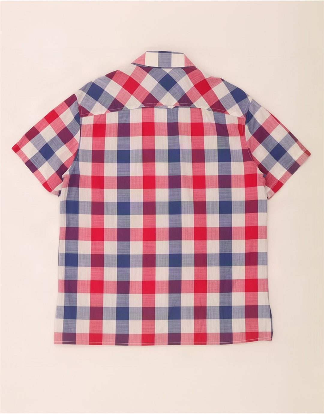 Joules Camicia da uomo a maniche corte dal taglio classico, grande a quadretti multicolore