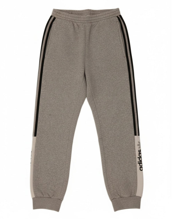 Pantaloni da tuta grafica da uomo Adidas Joggers Small Grey Colourblock