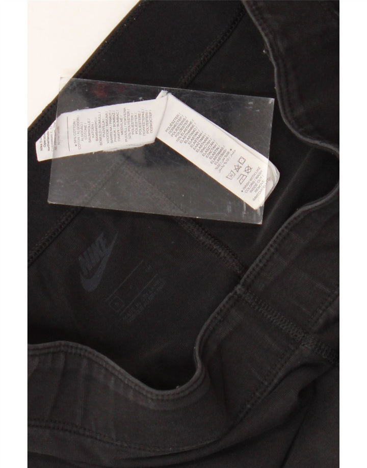 Leggings grafici da donna NIKE UK 8 piccoli in cotone nero