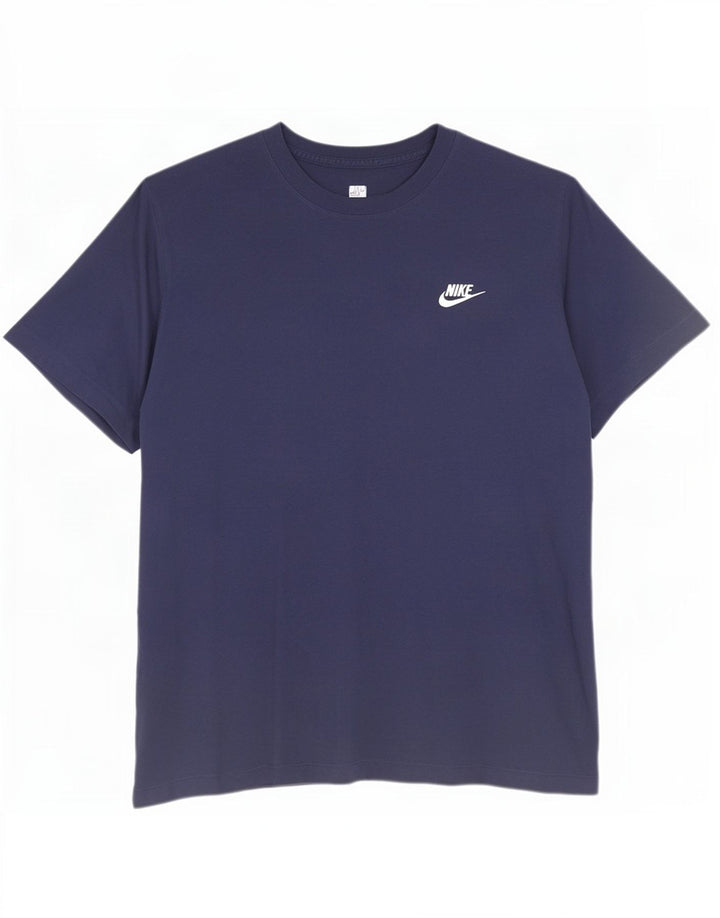 T-shirt da uomo Nike Top XL blu navy in cotone