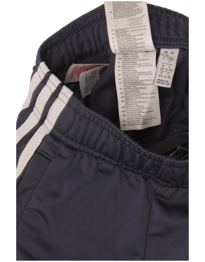 Pantaloni da tuta ADIDAS da ragazzo Joggers 6-7 anni in poliestere blu navy